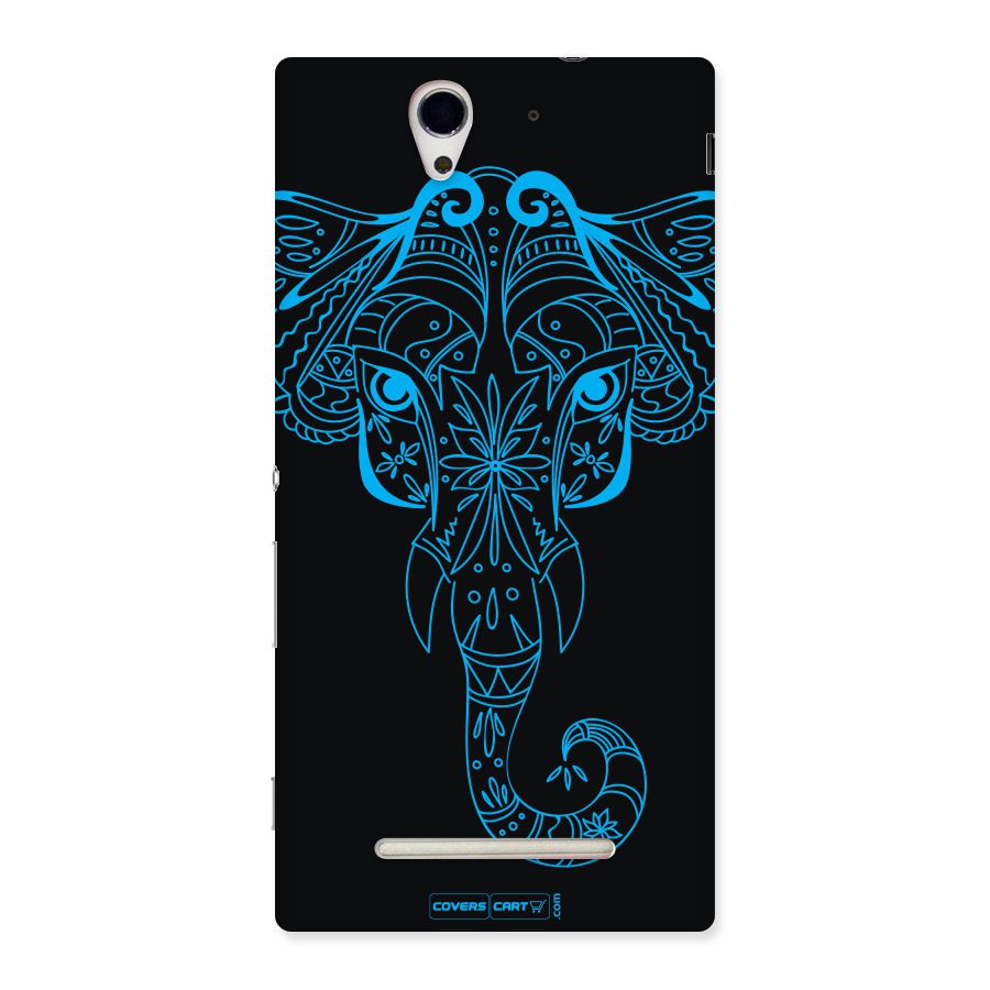 Blue Elephant Ethnic Back Case for Sony Xperia C3