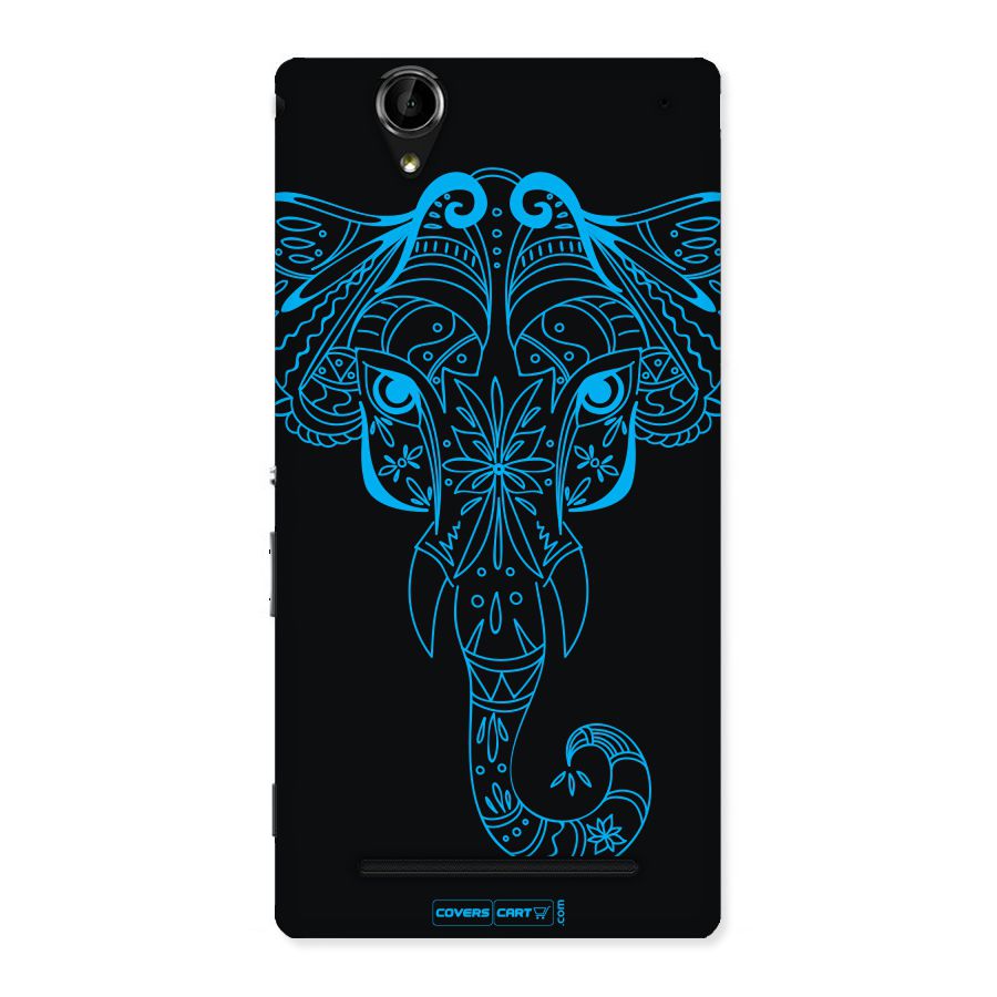 Blue Elephant Ethnic Back Case for Sony Xperia T2