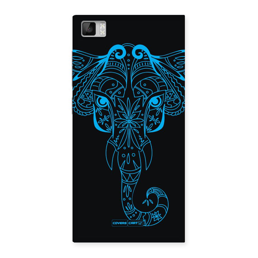 Blue Elephant Ethnic Back Case for Xiaomi Mi3