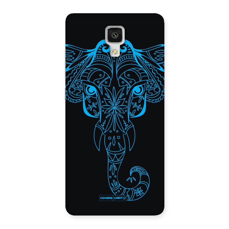 Blue Elephant Ethnic Back Case for Xiaomi Mi 4