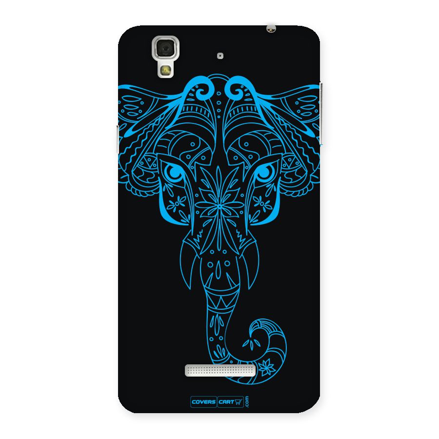 Blue Elephant Ethnic Back Case for YU Yureka Plus