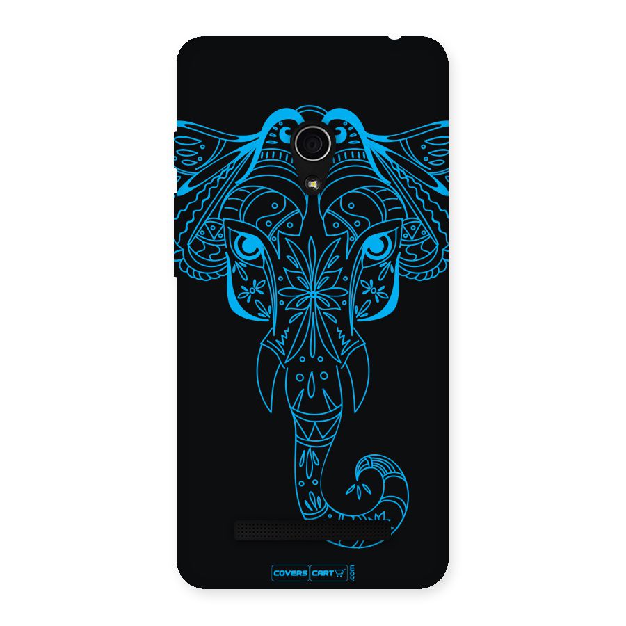 Blue Elephant Ethnic Back Case for Zenfone 5