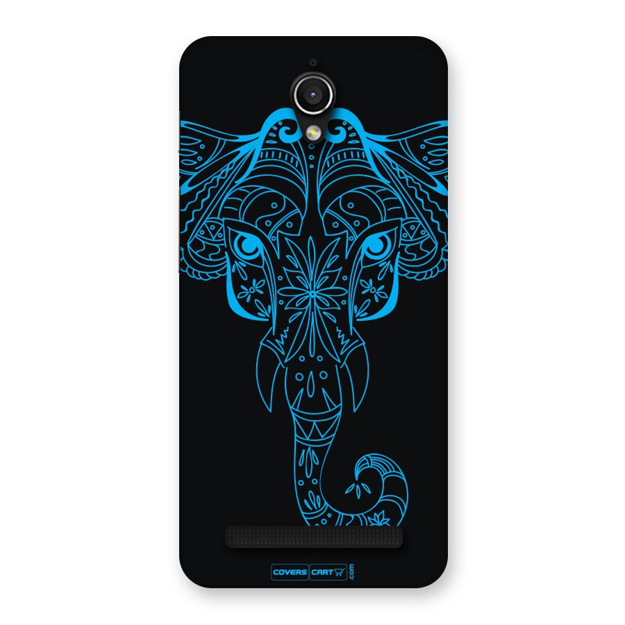Blue Elephant Ethnic Back Case for Zenfone Go