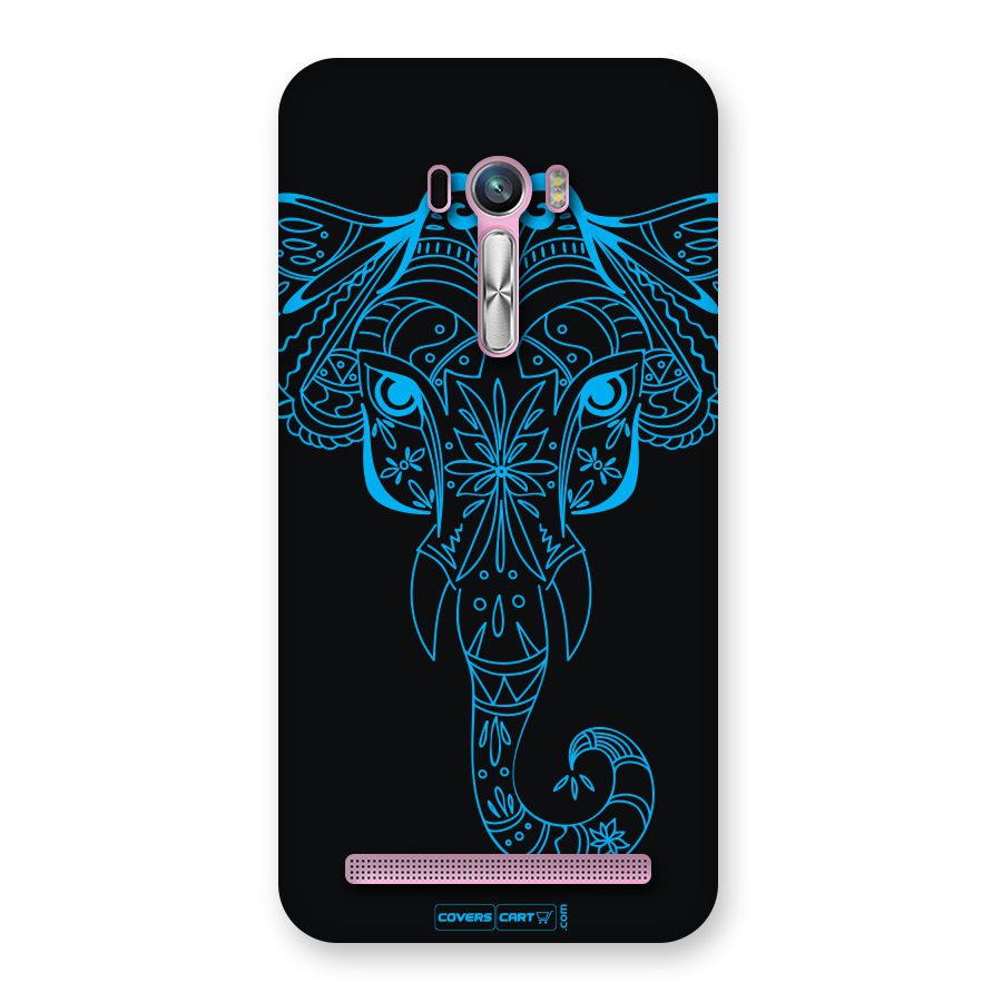 Blue Elephant Ethnic Back Case for Zenfone Selfie