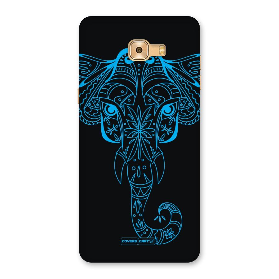 Blue Elephant Ethnic Back Case for Galaxy C9 Pro