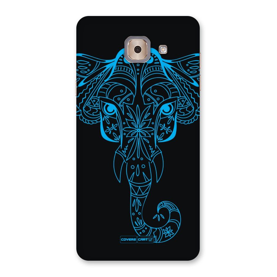 Blue Elephant Ethnic Back Case for Galaxy J7 Max
