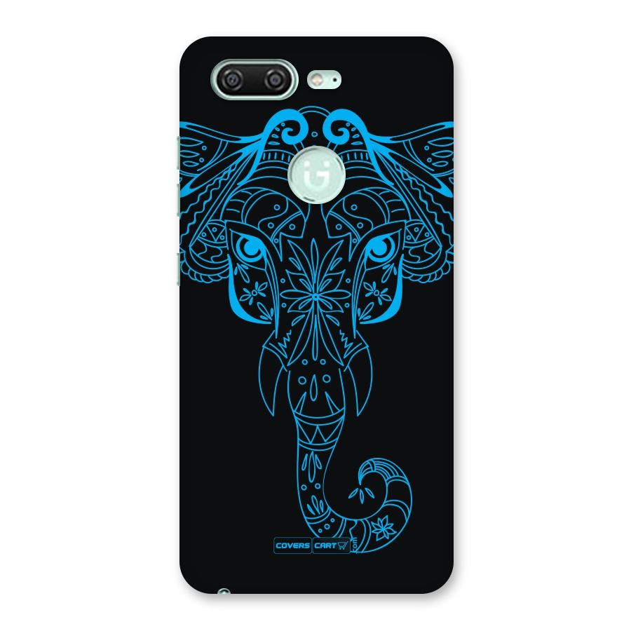 Blue Elephant Ethnic Back Case for Gionee S10