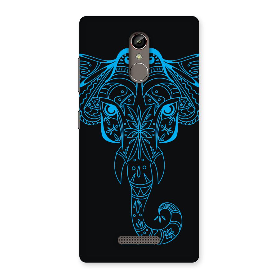 Blue Elephant Ethnic Back Case for Gionee S6s