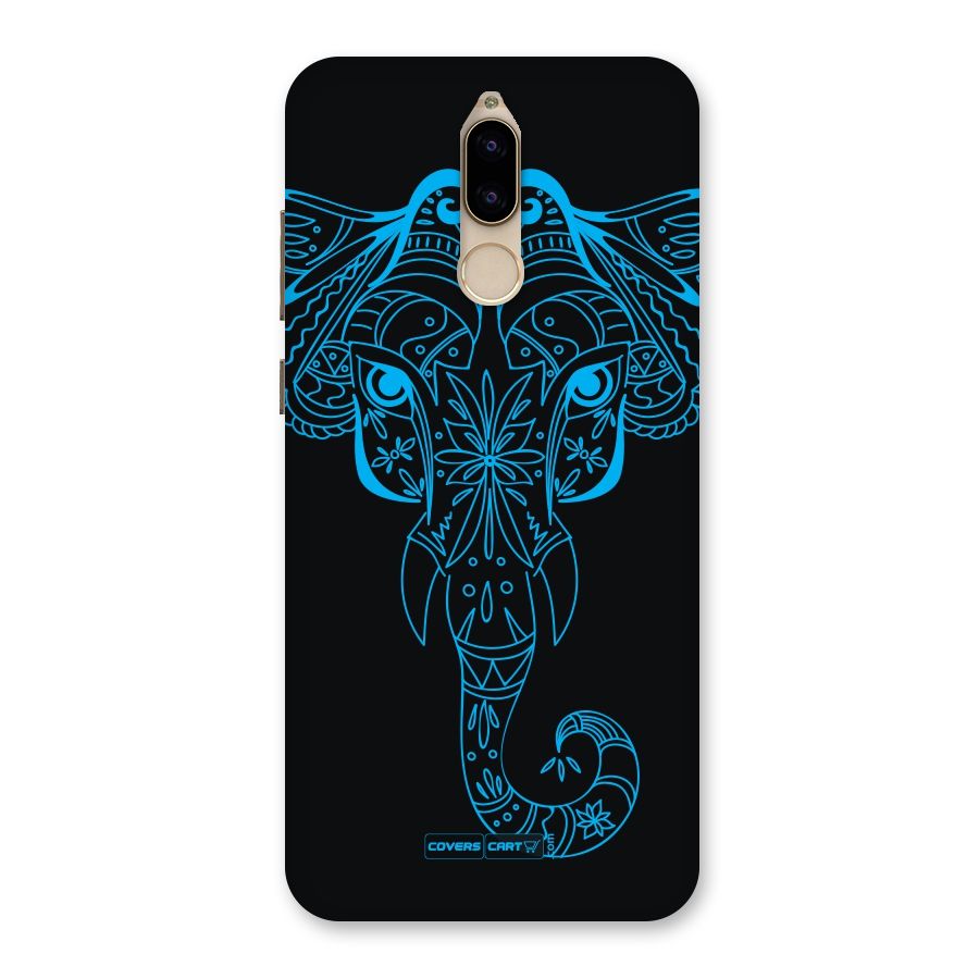 Blue Elephant Ethnic Back Case for Honor 9i