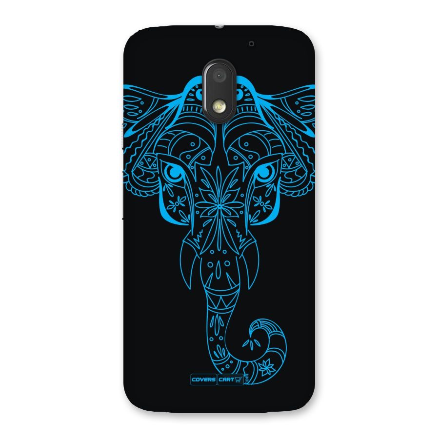 Blue Elephant Ethnic Back Case for Moto E3 Power