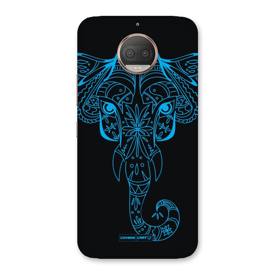 Blue Elephant Ethnic Back Case for Moto G5s Plus