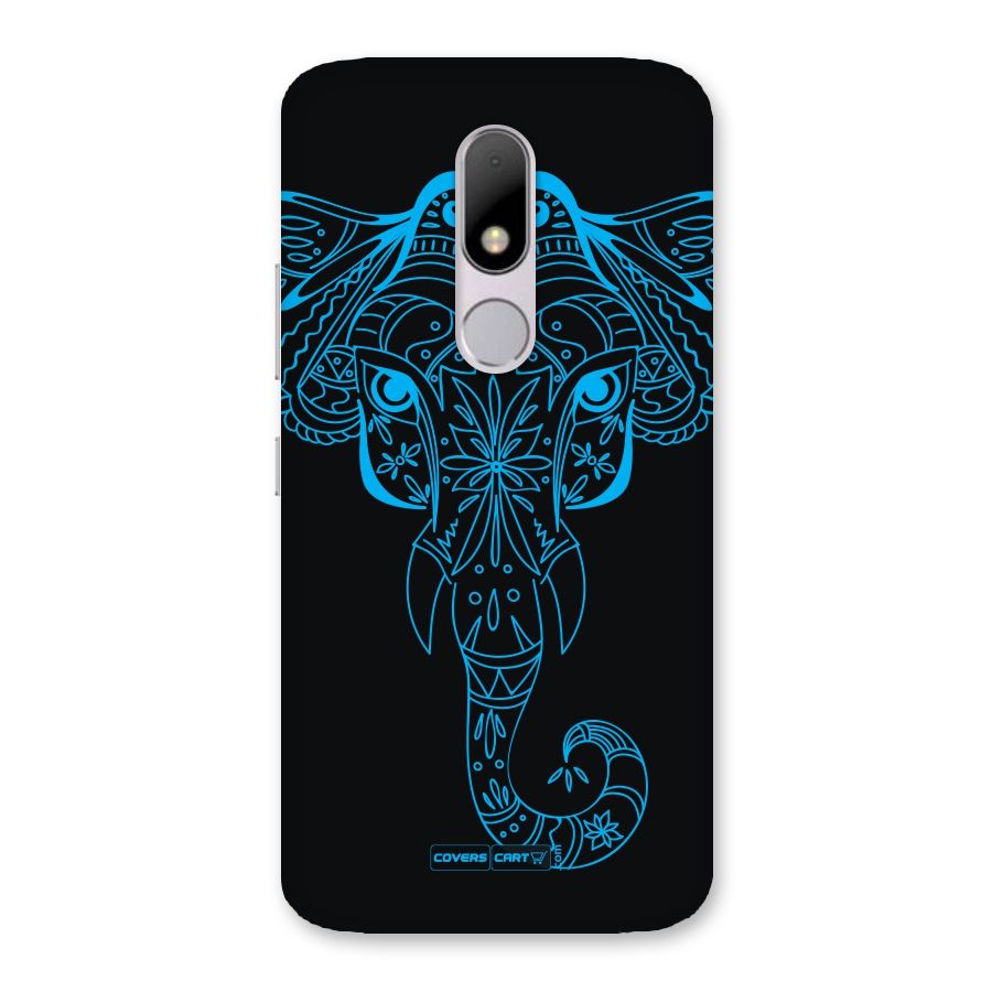 Blue Elephant Ethnic Back Case for Moto M