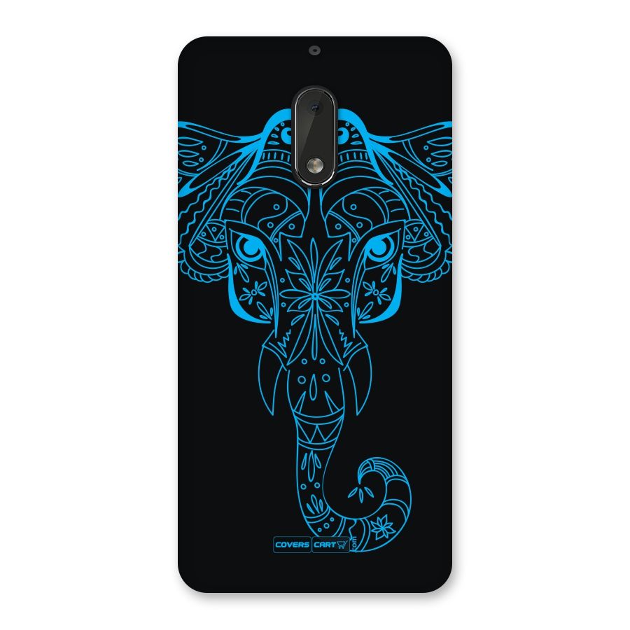 Blue Elephant Ethnic Back Case for Nokia 6