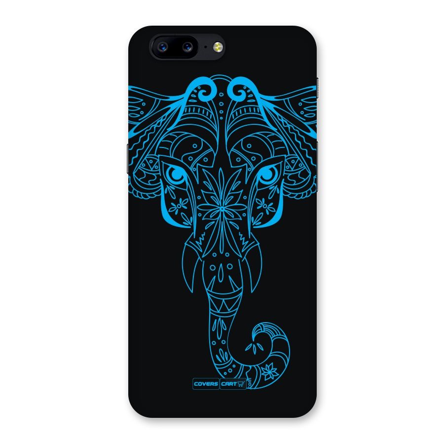 Blue Elephant Ethnic Back Case for OnePlus 5