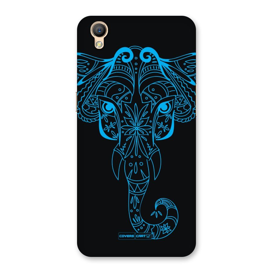 Blue Elephant Ethnic Back Case for Oppo A37