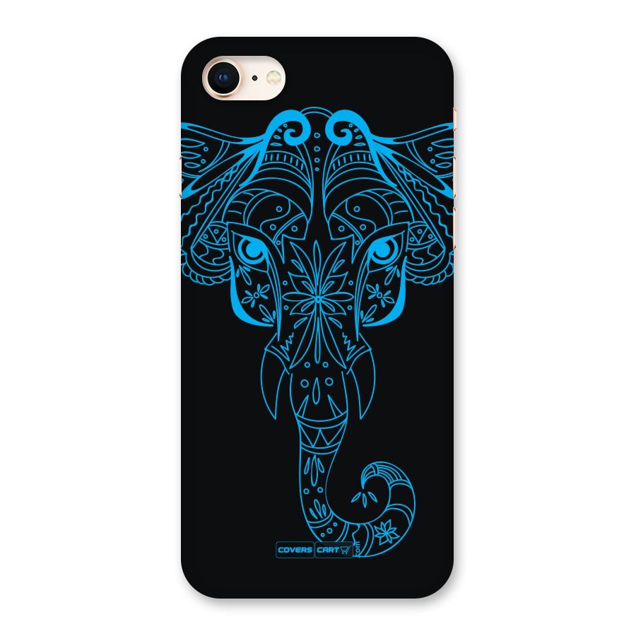 Blue Elephant Ethnic Back Case for iPhone 8