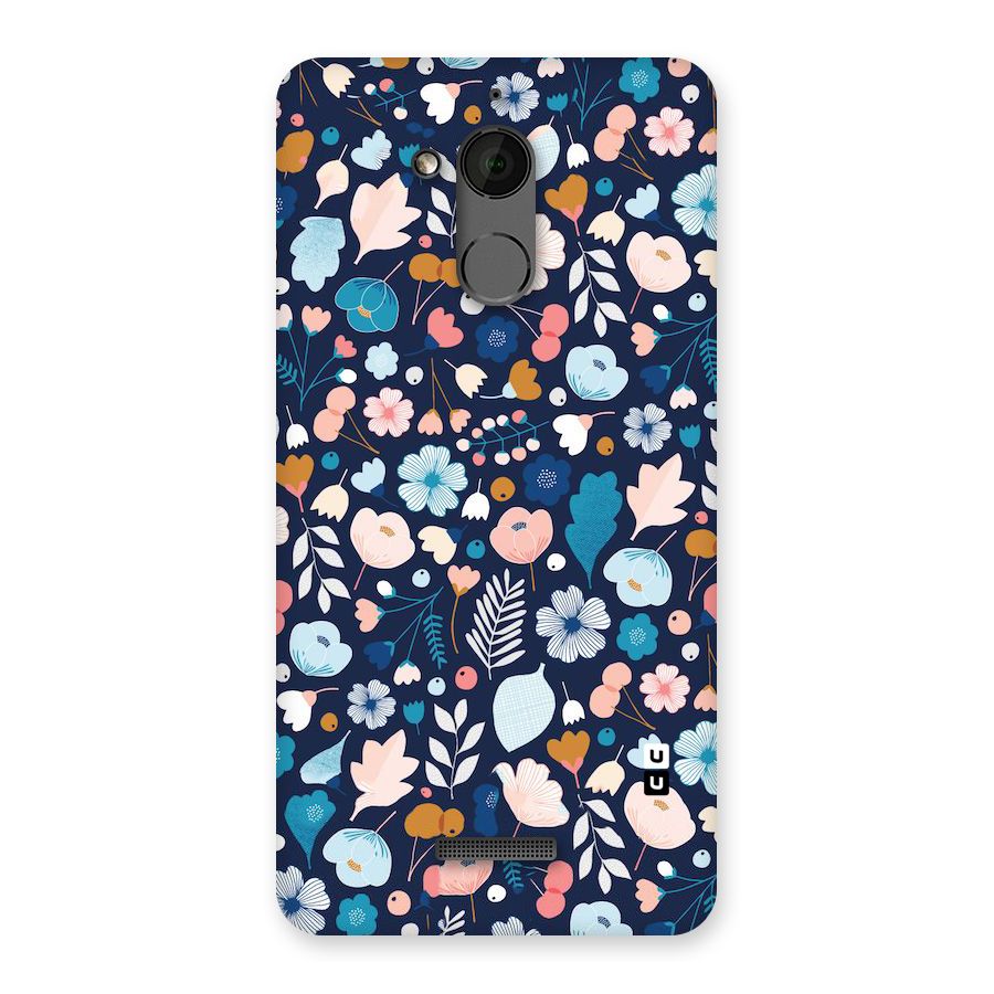 Blue Floral Back Case for Coolpad Note 5