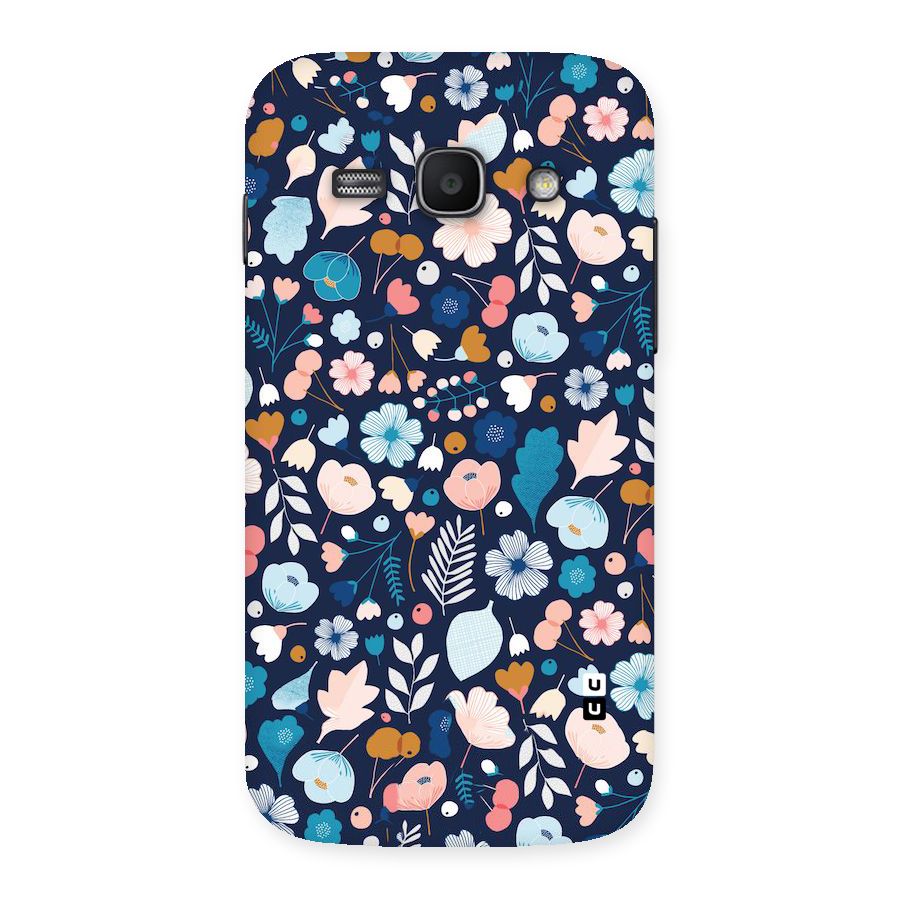 Blue Floral Back Case for Galaxy Ace 3