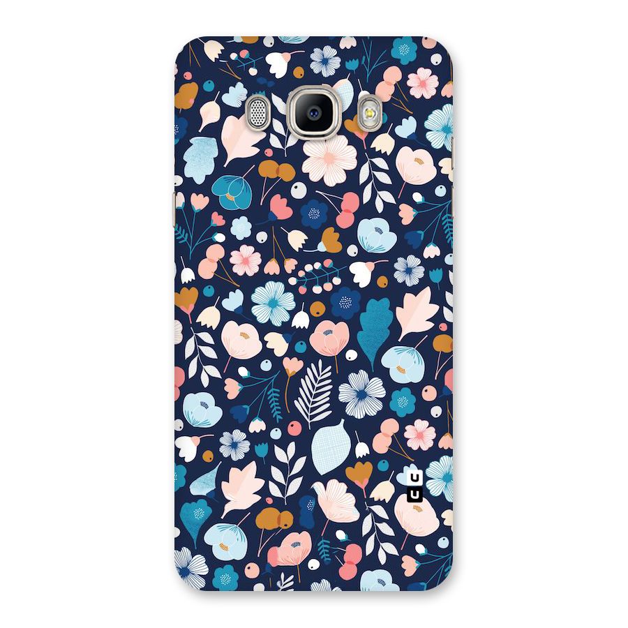Blue Floral Back Case for Galaxy On8