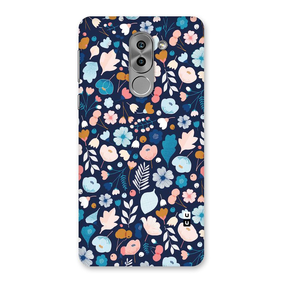 Blue Floral Back Case for Honor 6X