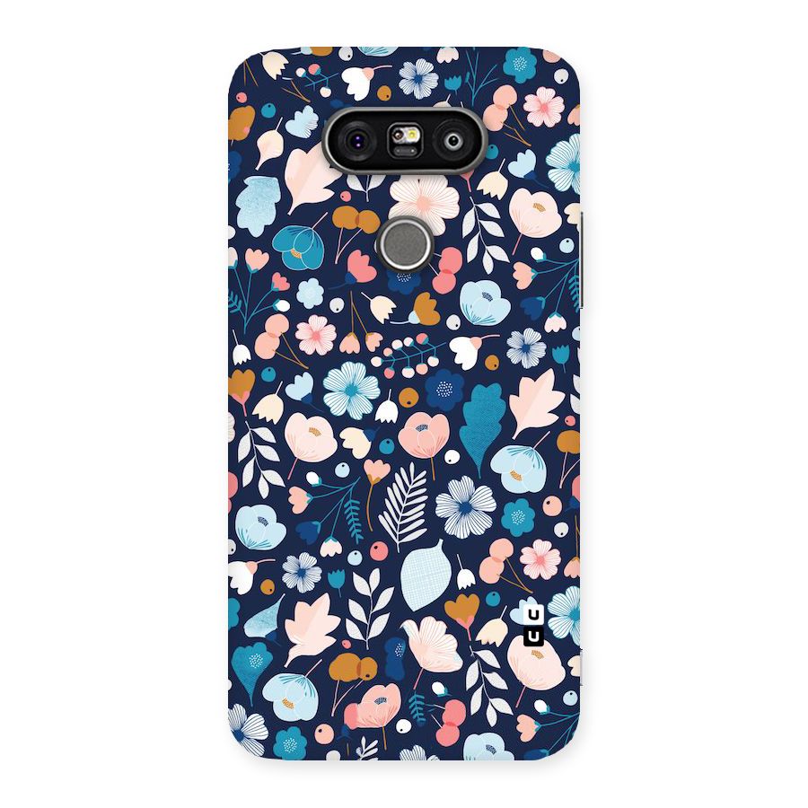 Blue Floral Back Case for LG G5