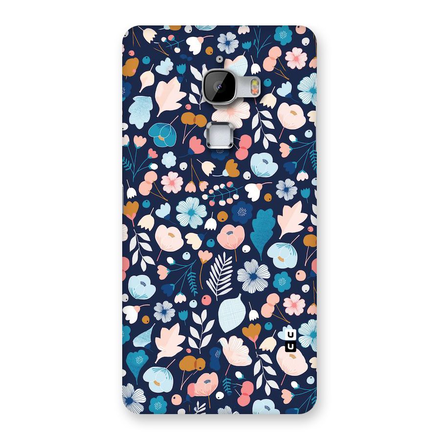 Blue Floral Back Case for LeTv Le Max