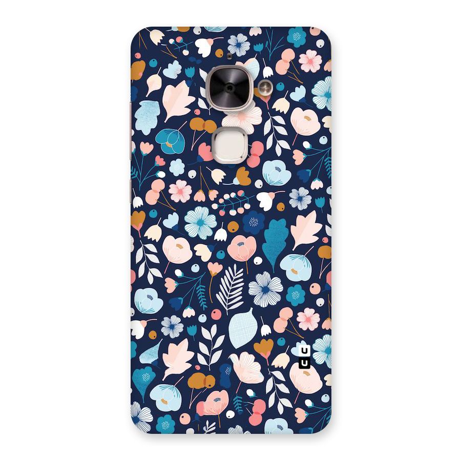 Blue Floral Back Case for Le 2