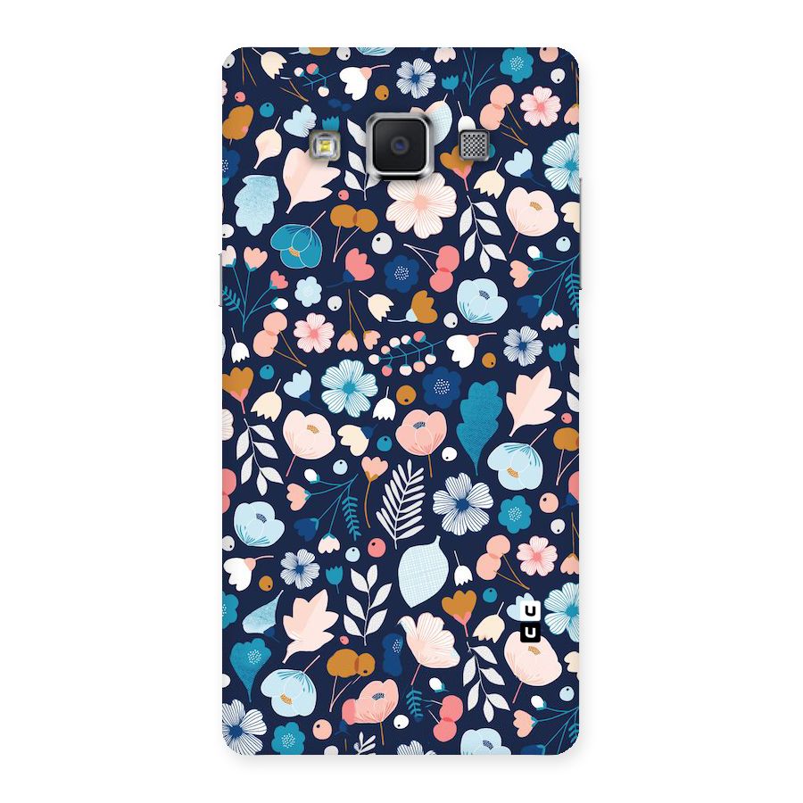Blue Floral Back Case for Samsung Galaxy A5