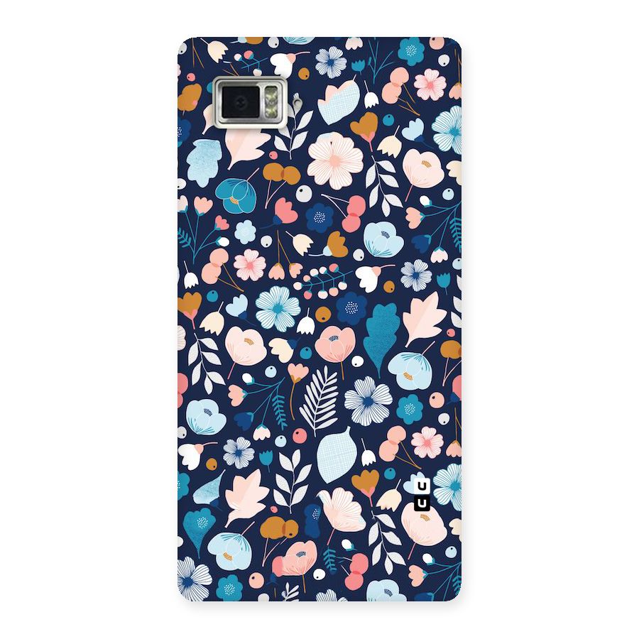 Blue Floral Back Case for Vibe Z2 Pro K920