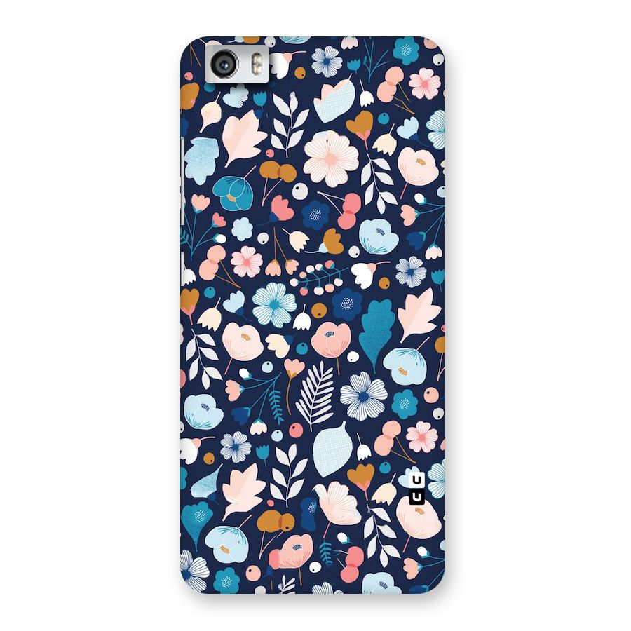 Blue Floral Back Case for Xiaomi Redmi Mi5