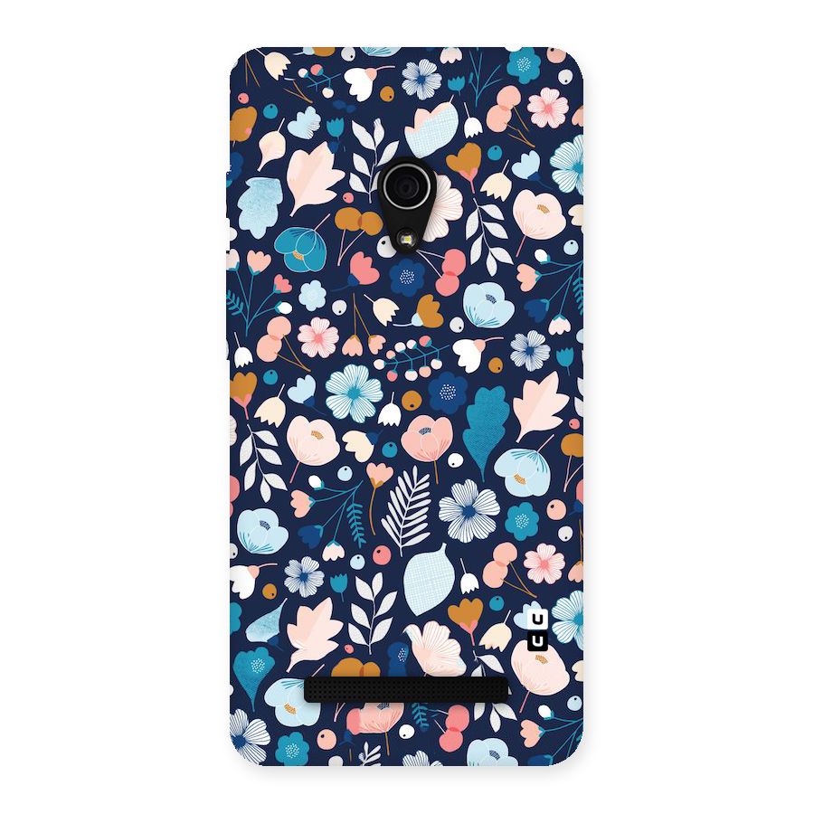 Blue Floral Back Case for Zenfone 5