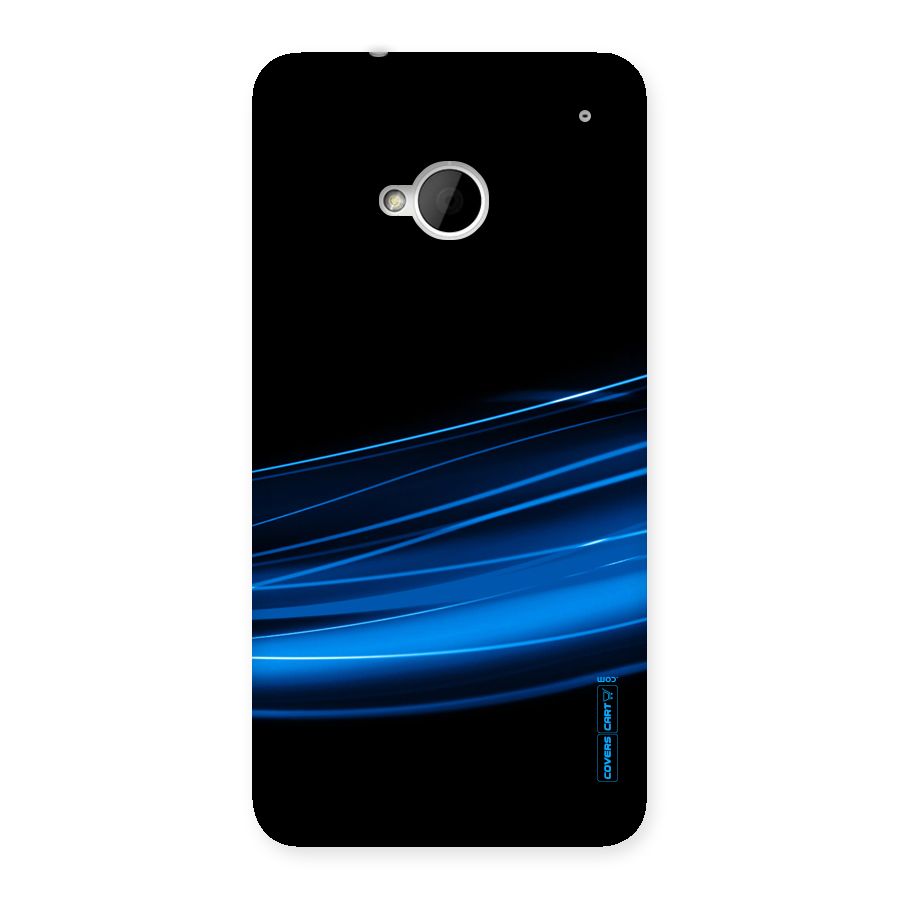 Blue Flow Back Case for HTC One M7