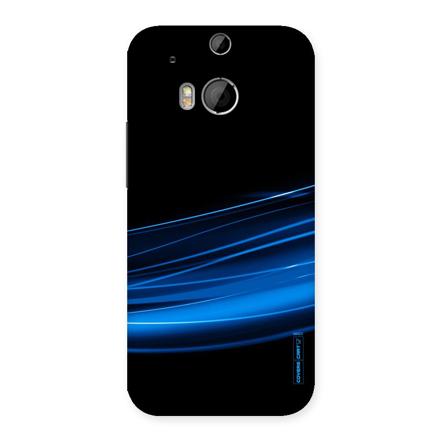 Blue Flow Back Case for HTC One M8