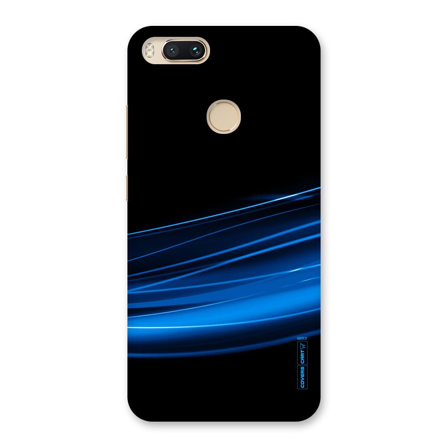 Blue Flow Back Case for Mi A1