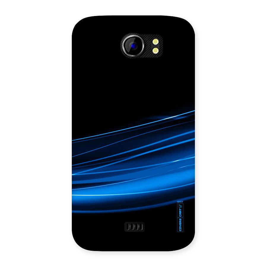 Blue Flow Back Case for Micromax Canvas 2 A110