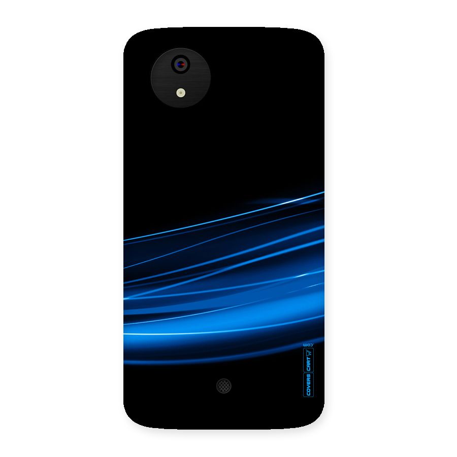 Blue Flow Back Case for Micromax Canvas A1
