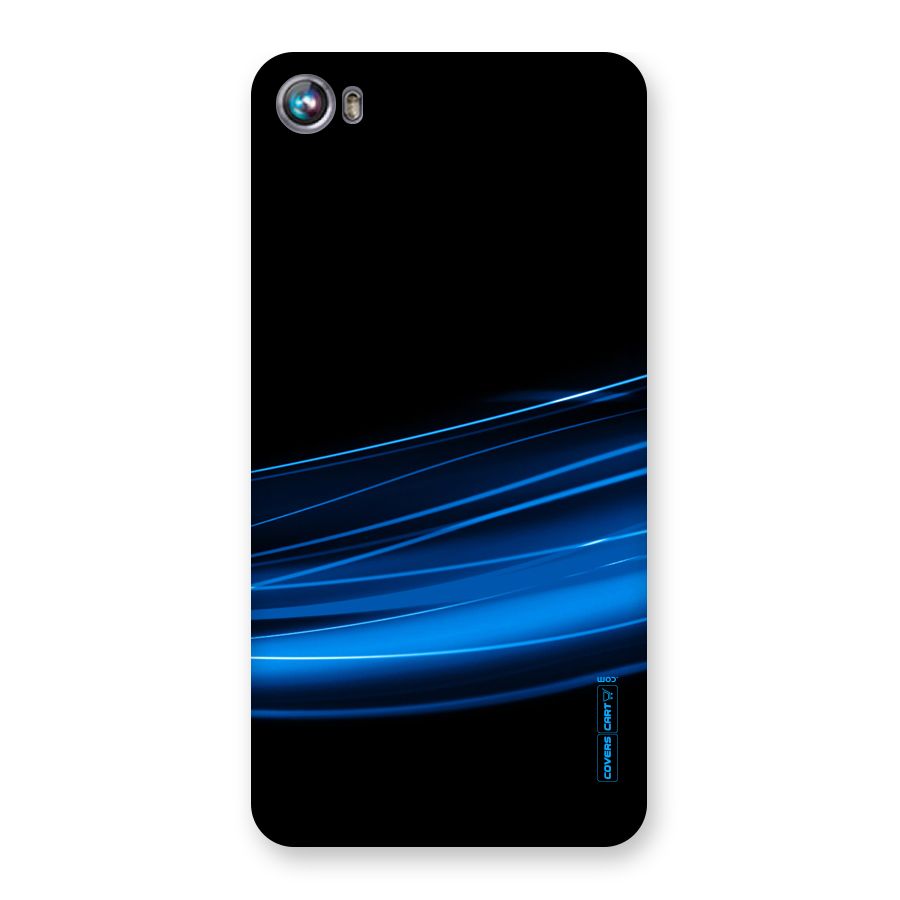 Blue Flow Back Case for Micromax Canvas Fire 4 A107