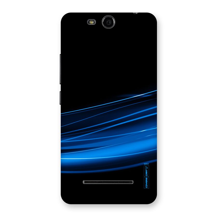 Blue Flow Back Case for Micromax Canvas Juice 3 Q392