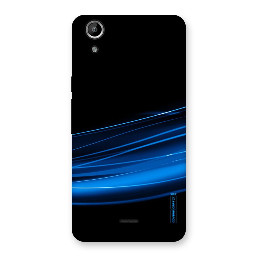 Blue Flow Back Case for Micromax Canvas Selfie Lens Q345