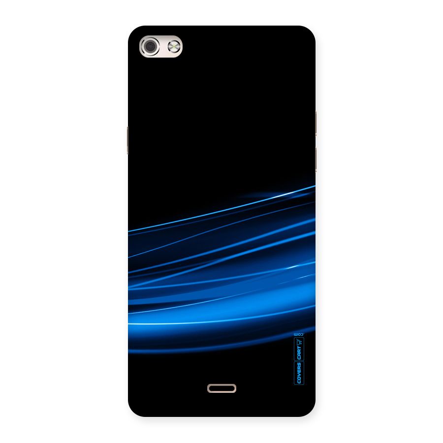 Blue Flow Back Case for Micromax Canvas Silver 5