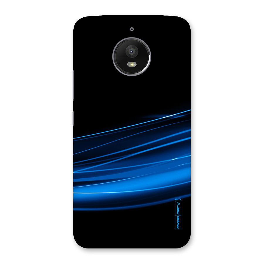 Blue Flow Back Case for Moto E4 Plus