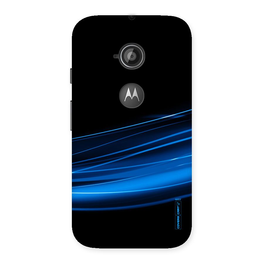 Blue Flow Back Case for Moto E 2nd Gen