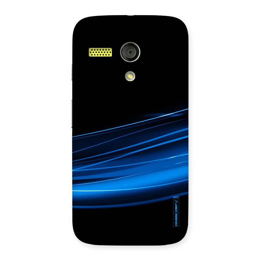 Blue Flow Back Case for Moto G