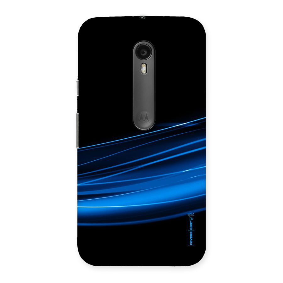 Blue Flow Back Case for Moto G3