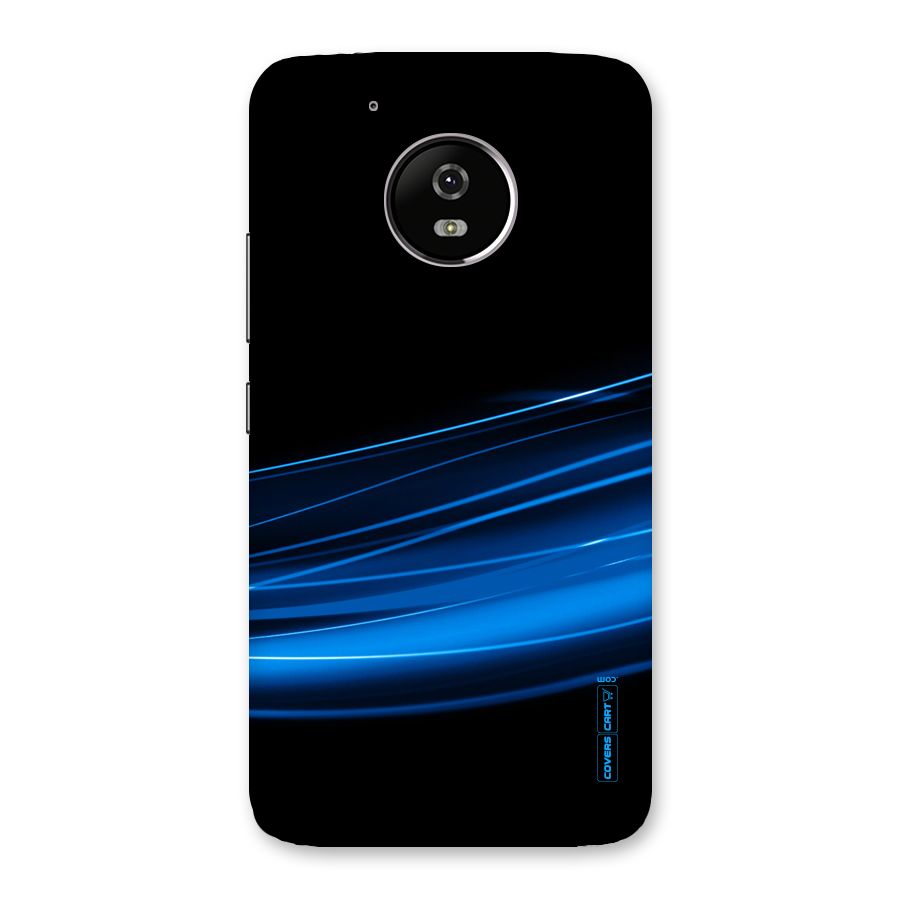 Blue Flow Back Case for Moto G5