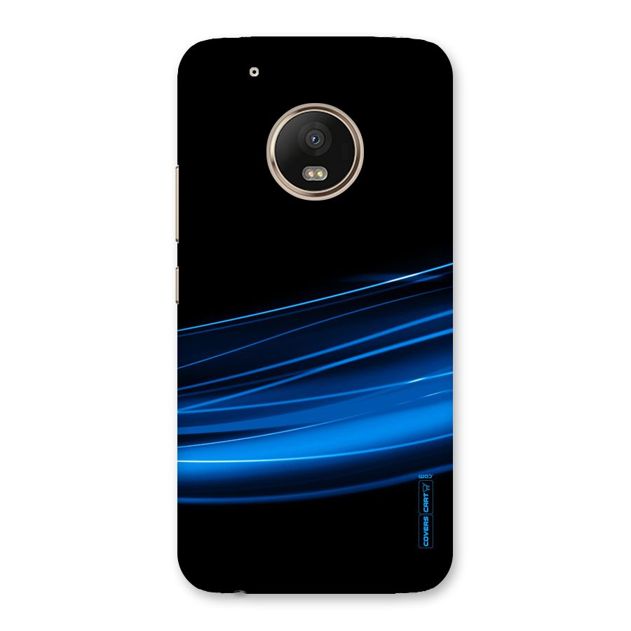 Blue Flow Back Case for Moto G5 Plus
