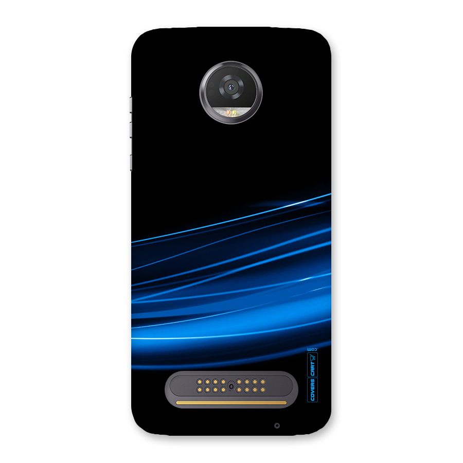 Blue Flow Back Case for Moto Z2 Play