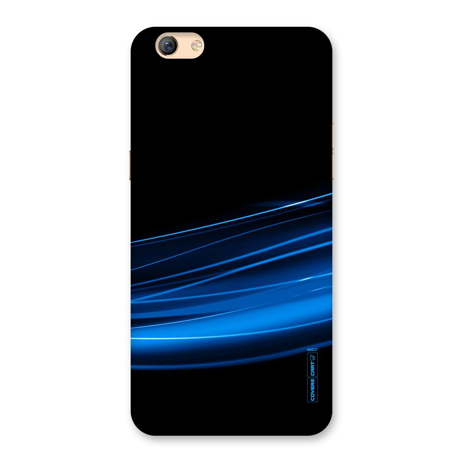 Blue Flow Back Case for Oppo F3 Plus