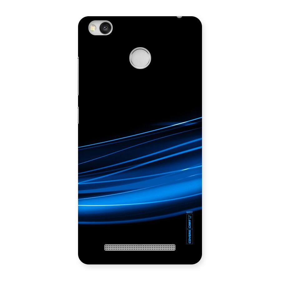 Blue Flow Back Case for Redmi 3S Prime