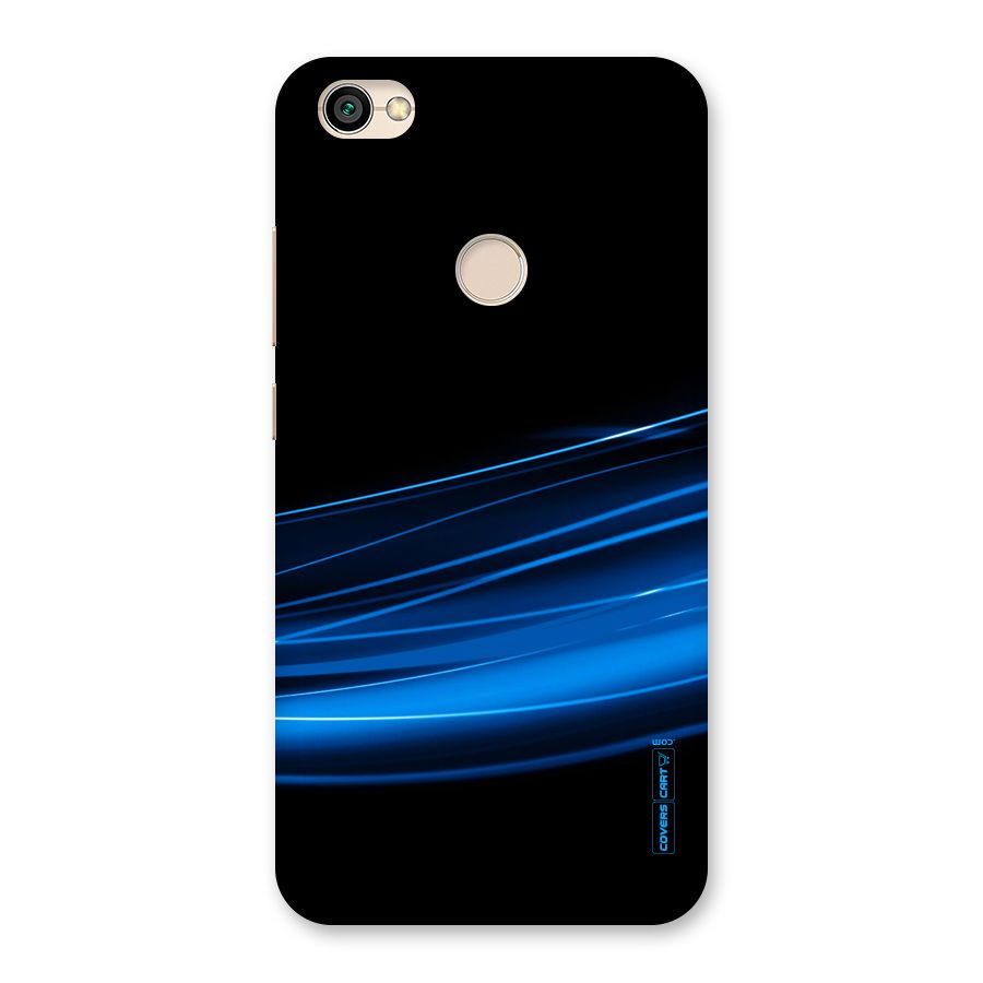 Blue Flow Back Case for Redmi Y1 2017